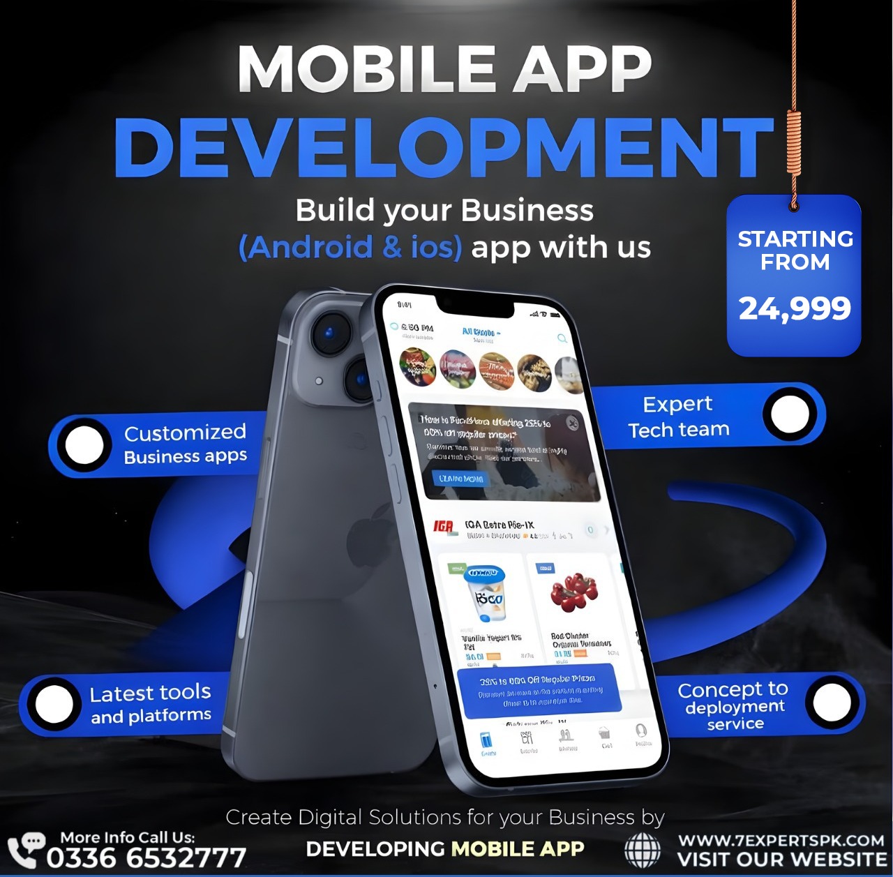 7Experts Facebook ad: Starting from just 24,999 PKR