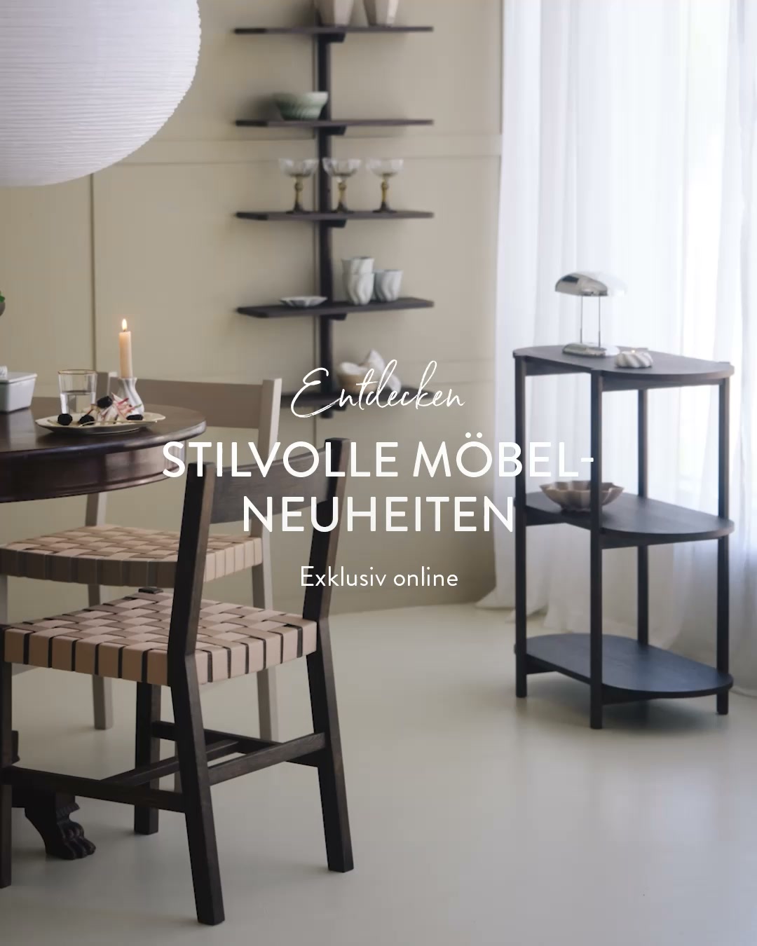 Søstrene Grene Facebook ad: Nur online Neue Möbelserie