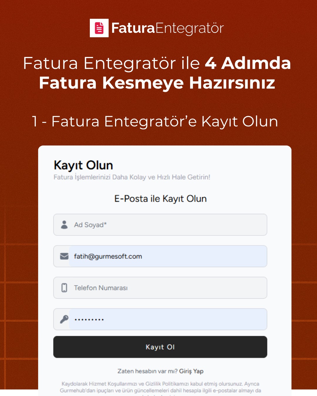 Fatura Entegrator Facebook ad