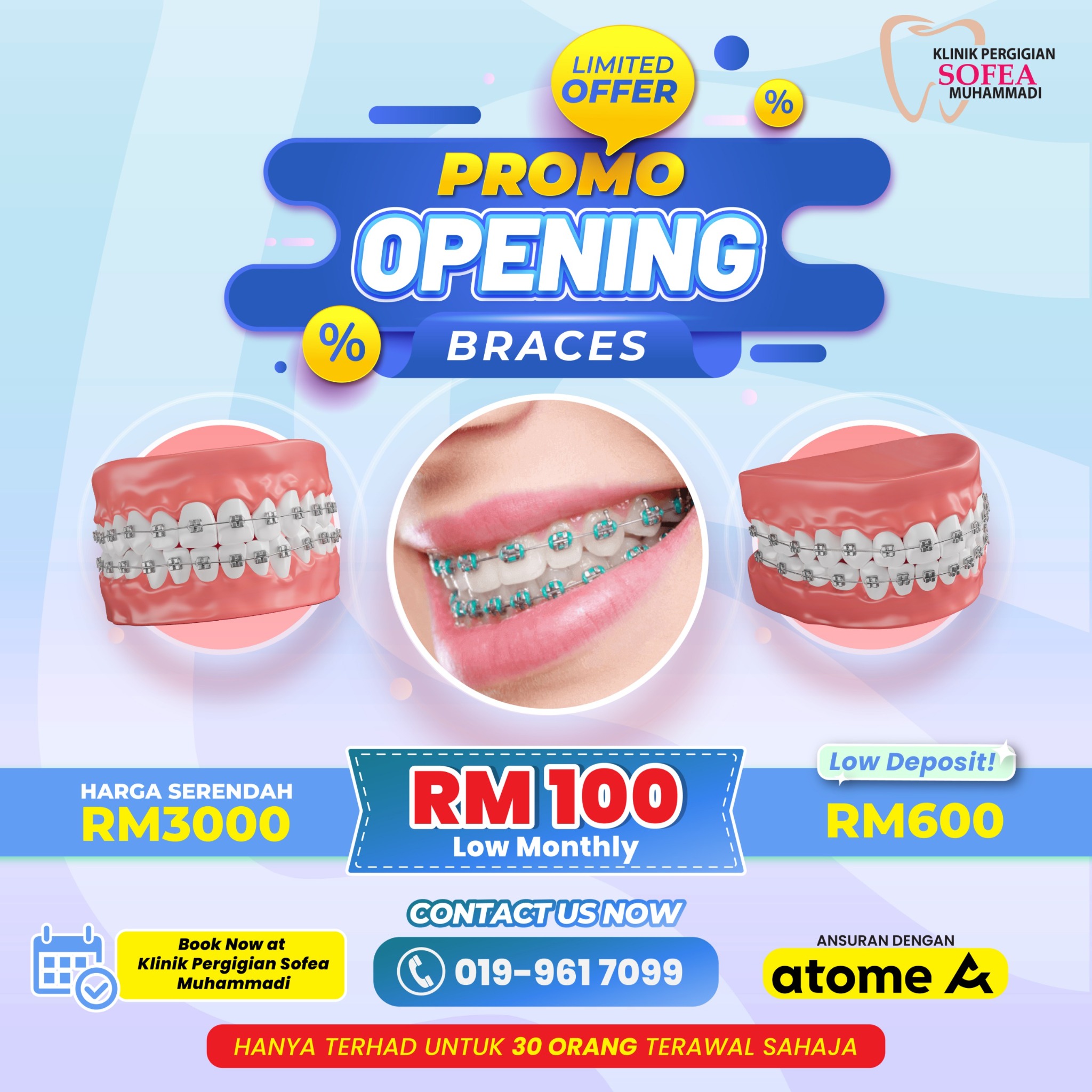 Klinik Pergigian Sofea Muhammadi Facebook ad from Jun 24, 2025