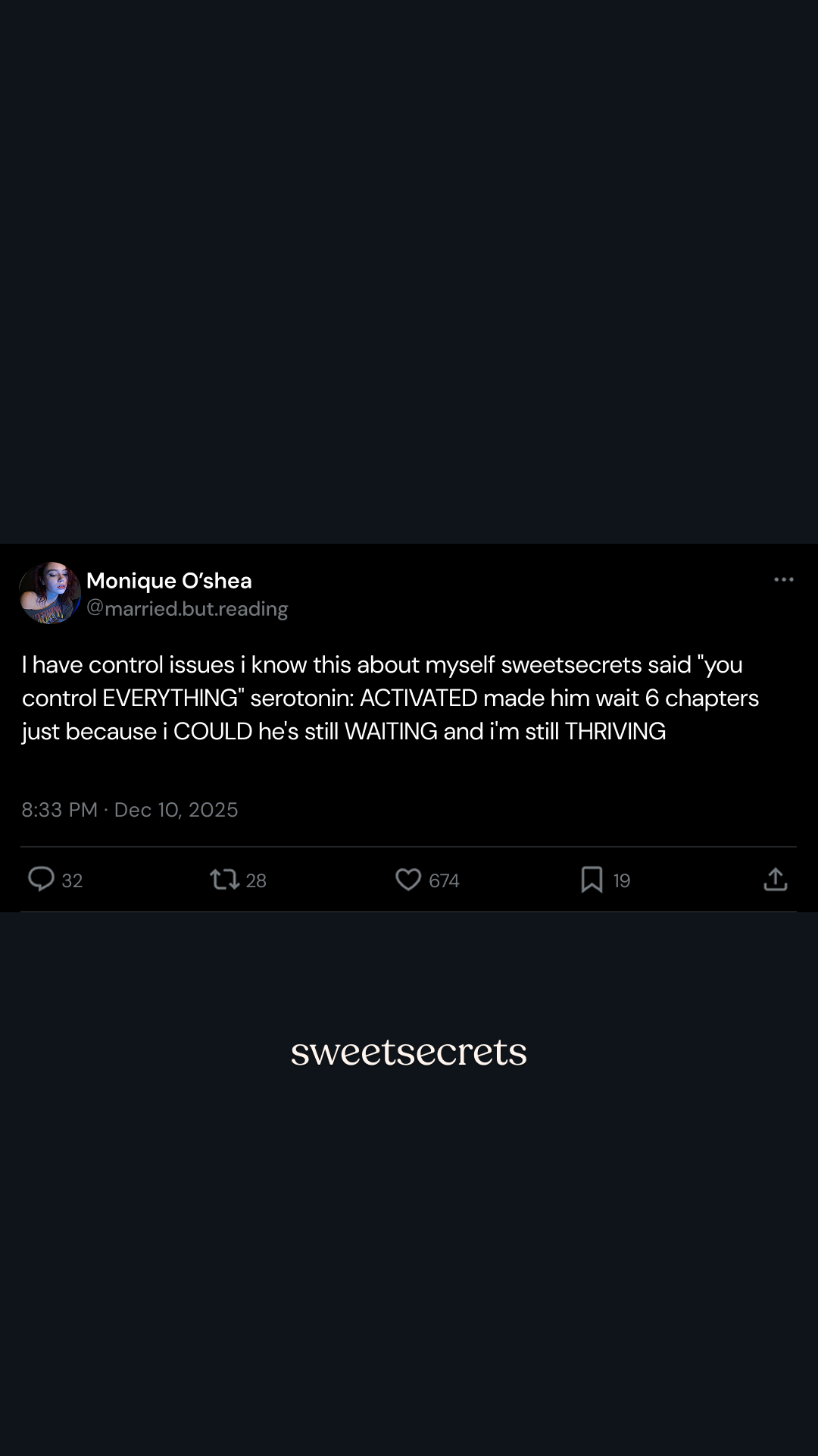 Sweetsecrets Facebook ad