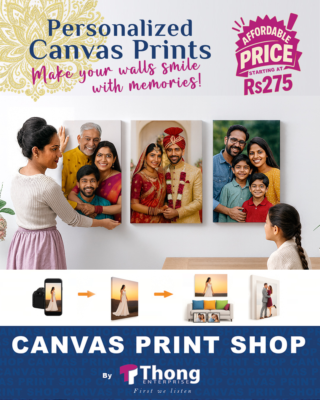 Canvas Print Shop by Thong Enterprise Facebook ad