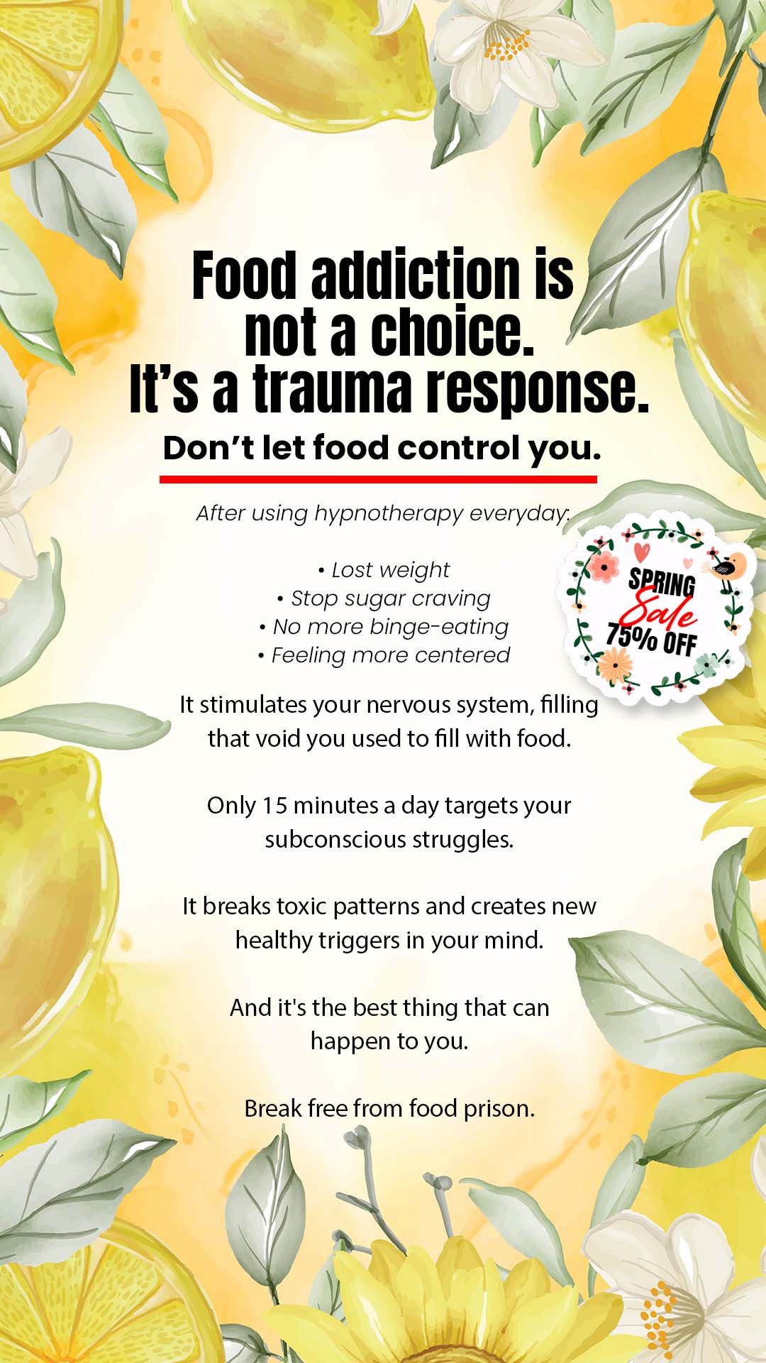 Hypnozio: power of hypnotherapy Facebook ad