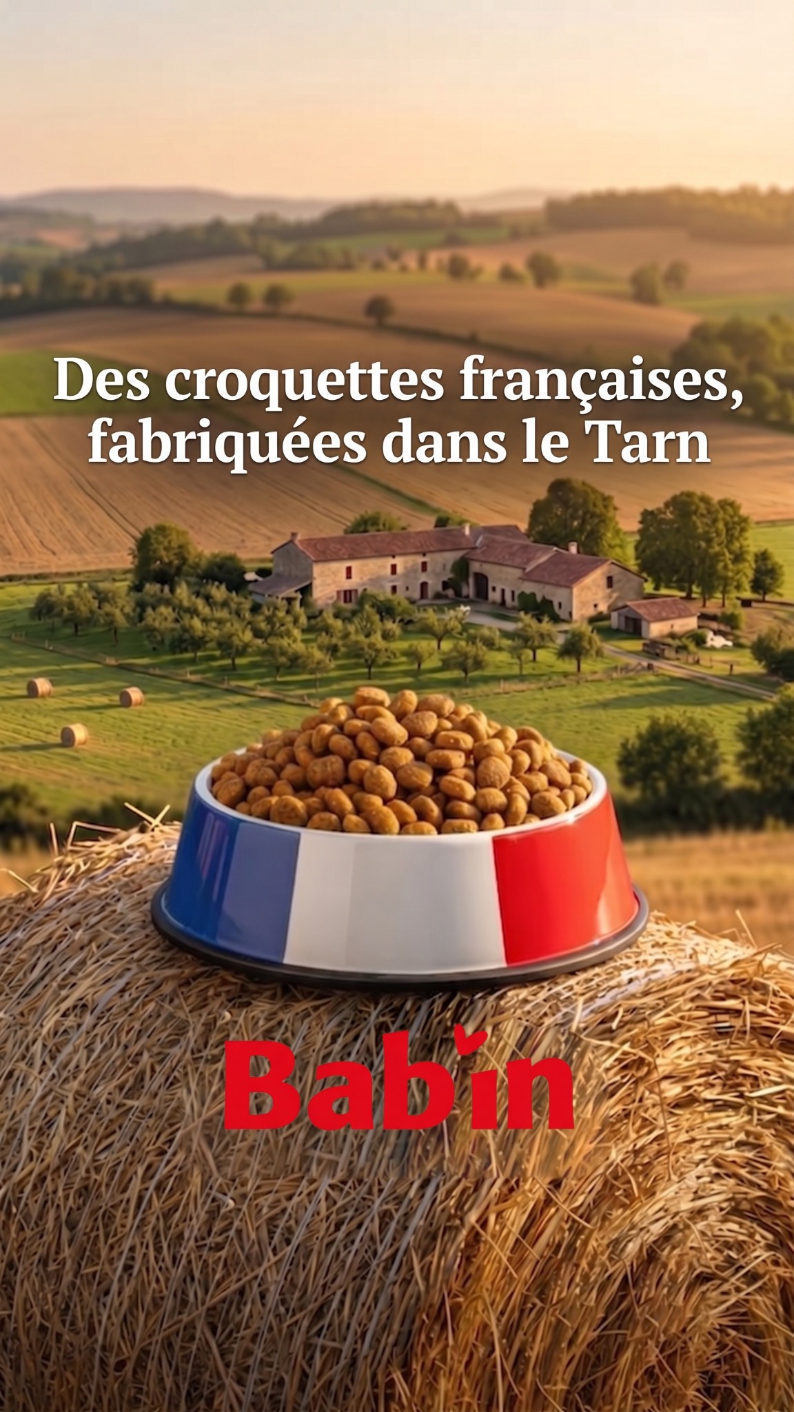 Bab'in Facebook ad: Ses repas livrés sans y penser