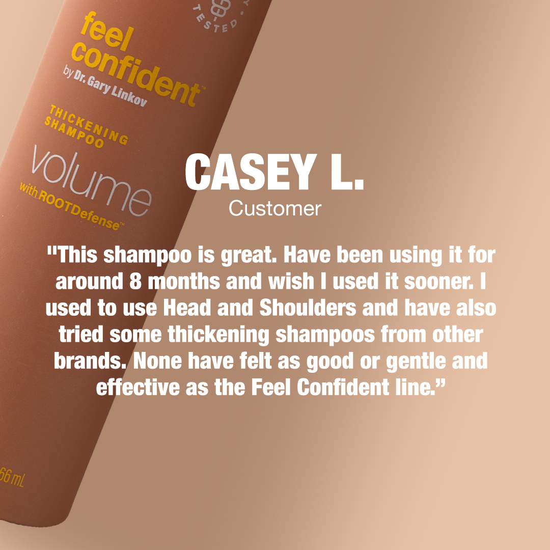 Feel Confident Facebook ad: Everyone is obsessed with hair growth.