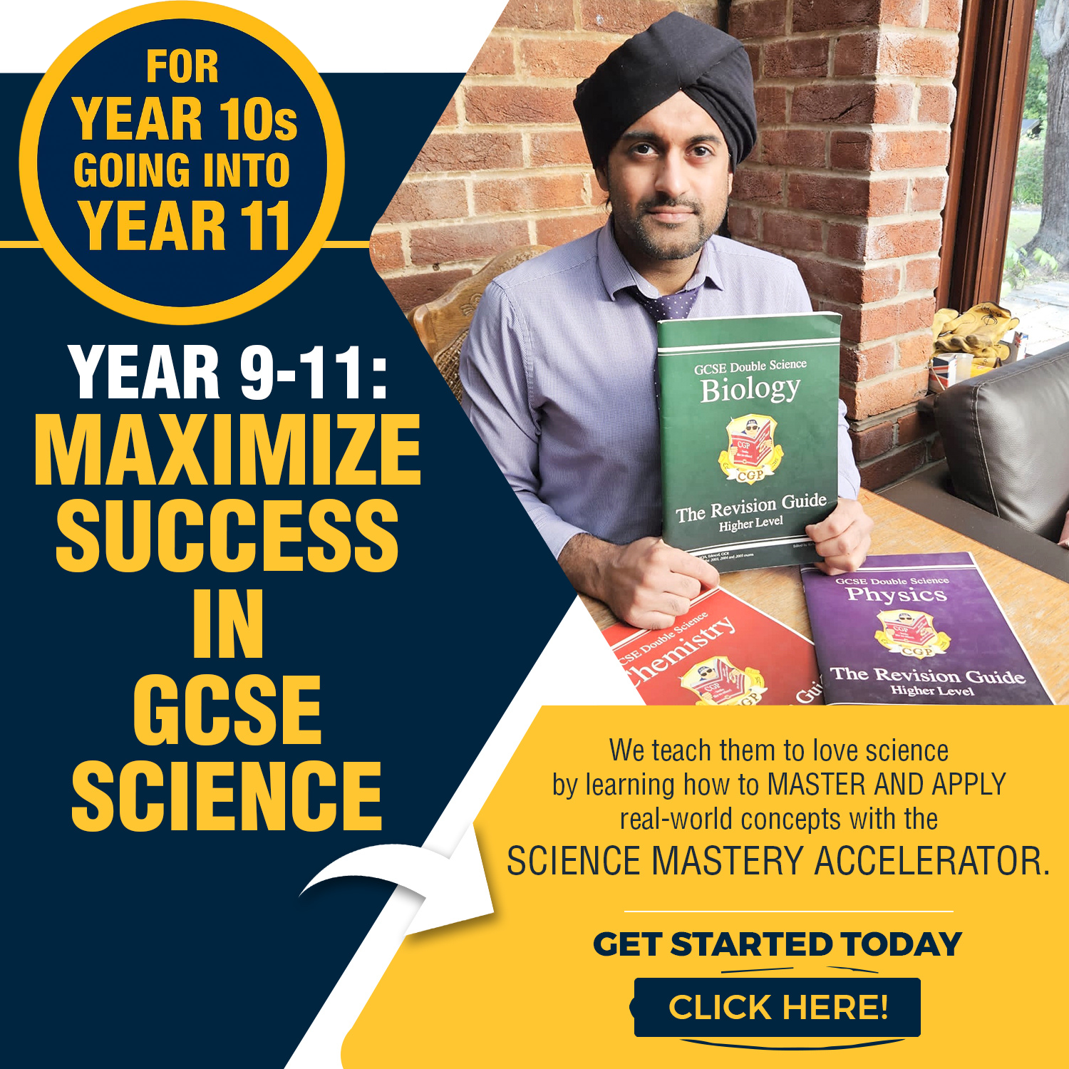 Satvir Channa - Science Tutor Facebook ad