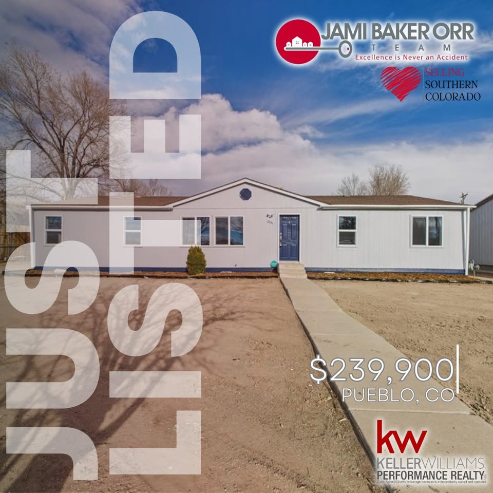 Jami Baker Orr Team with Keller Williams Performance Facebook ad: New Listing in Pueblo