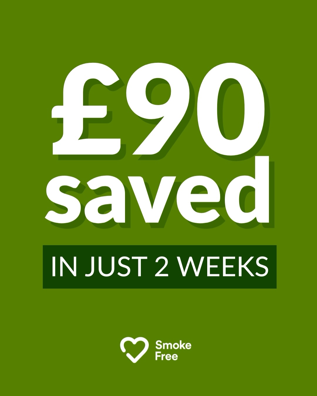 Smoke Free Facebook ad: Two weeks since No Smoking Day = Two…