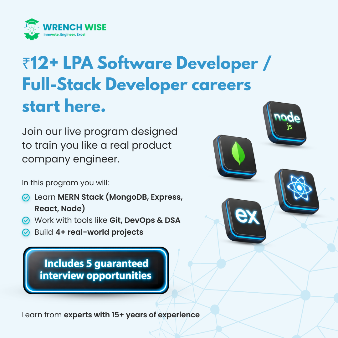 Wrench wise CSE Facebook ad: Become an AI Full-Stack Developer
