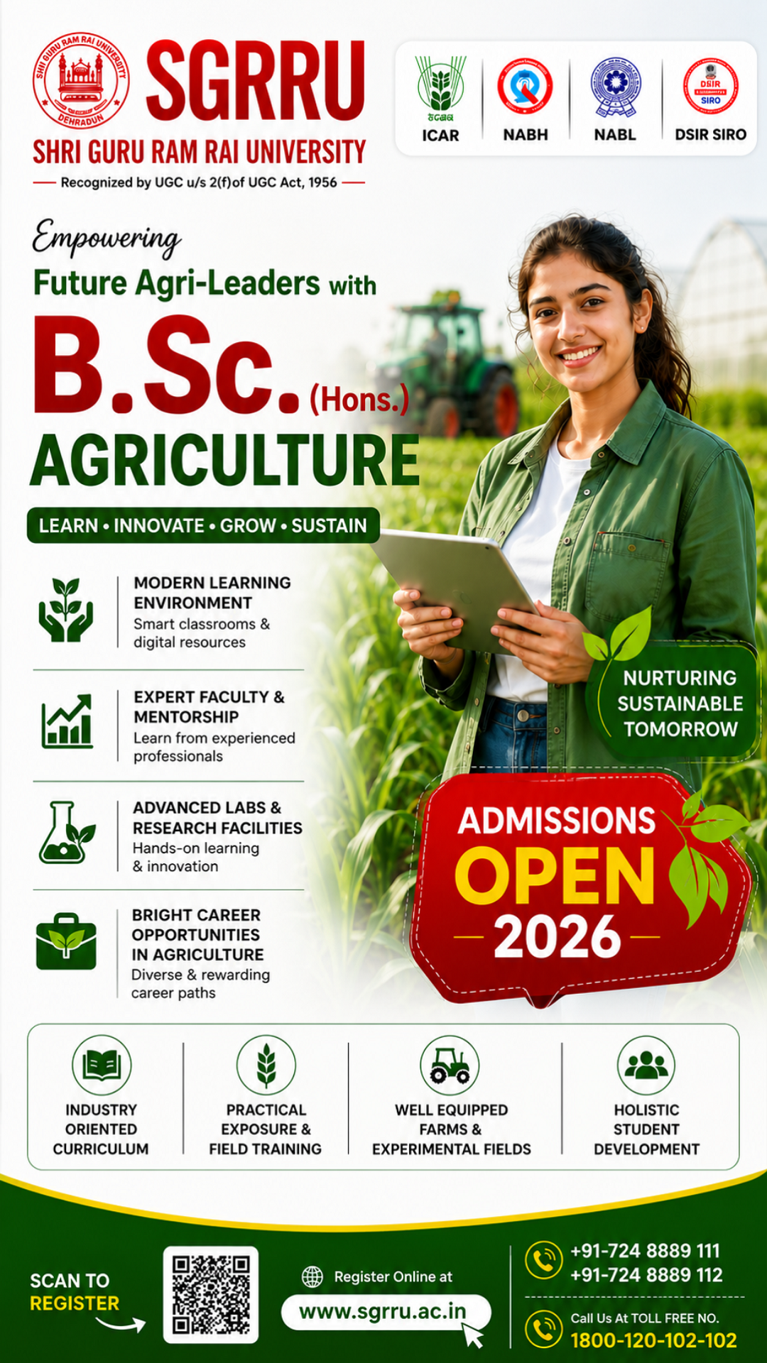 SGRR University Facebook ad