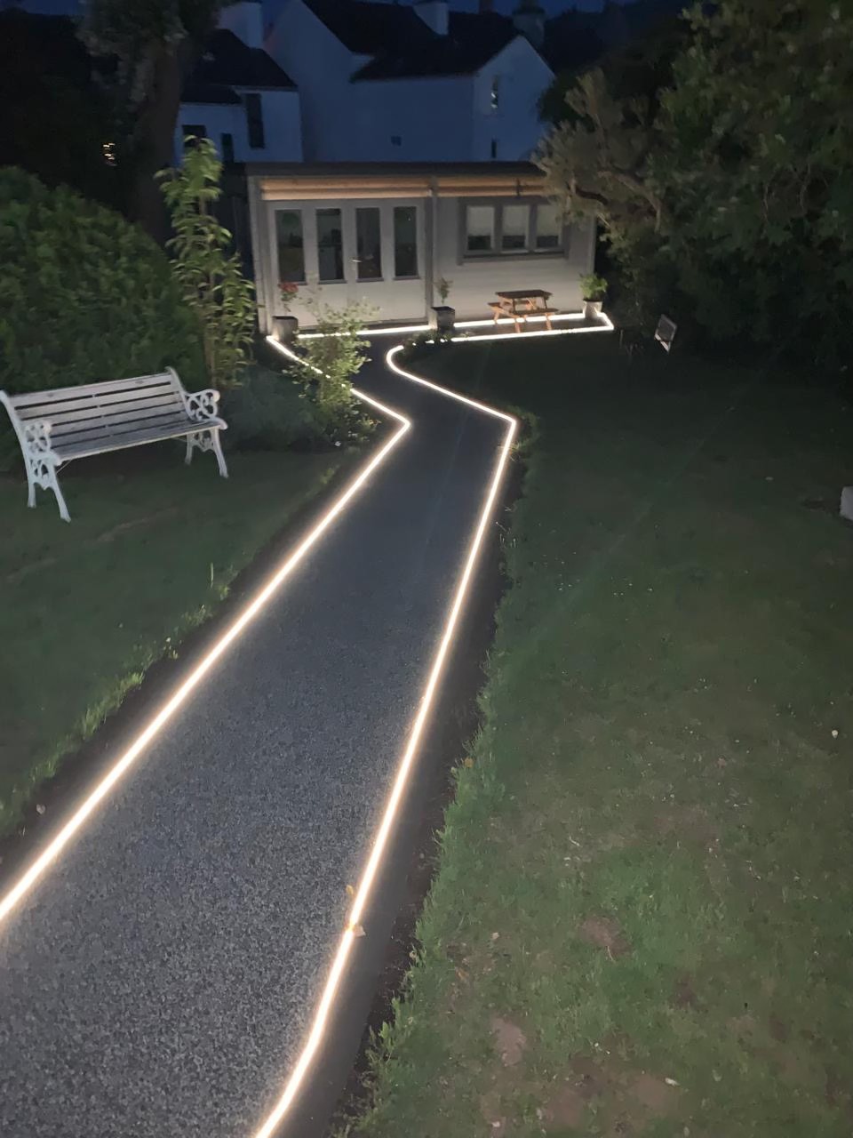 LEGG Surfacing Ltd Facebook ad: LED Resin Bound Path