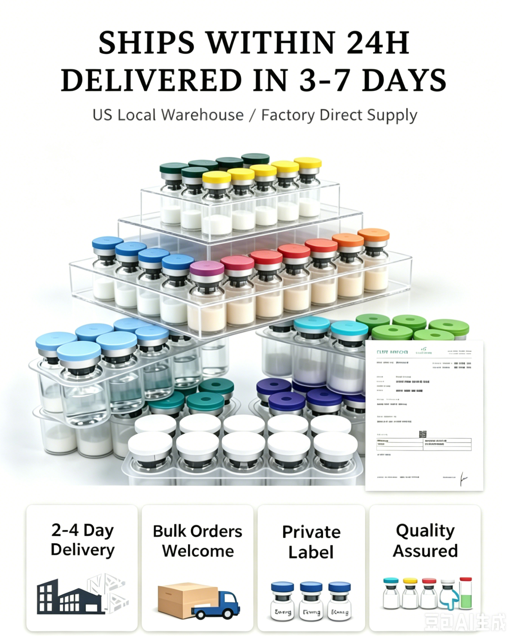 Znacko Immediato Elliott Facebook ad: Bulk Supply Research Peptides | Customized Packing Available
