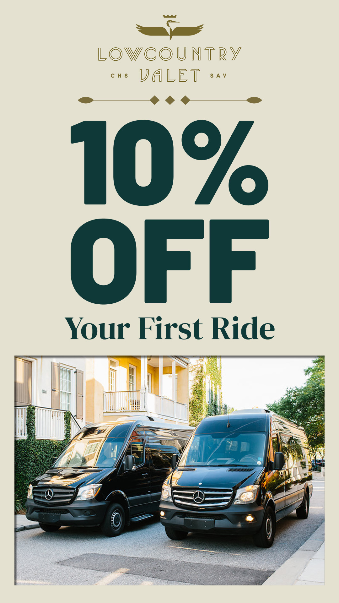 Lowcountry Valet  - Purveyor of Luxury Transportation Facebook ad
