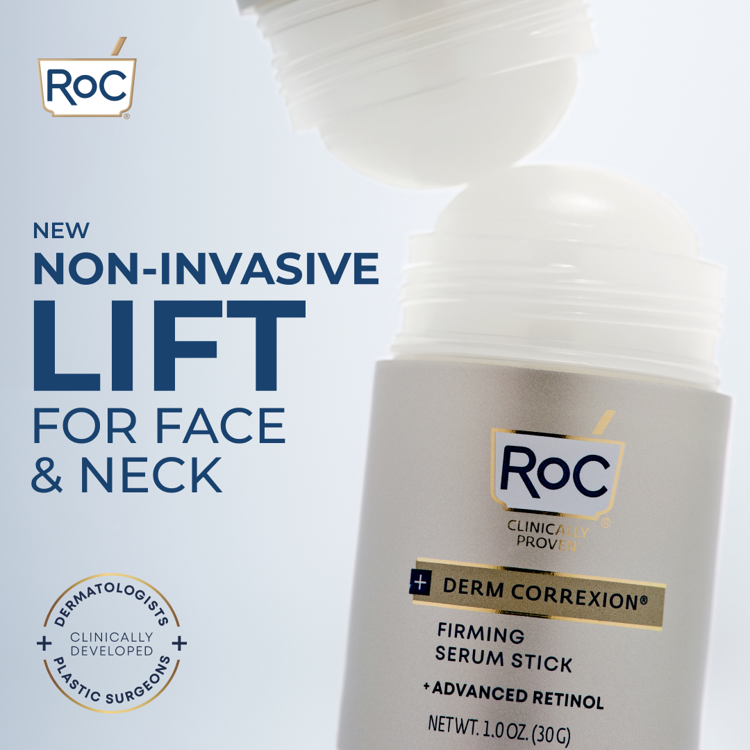 RoC Skincare Australia Facebook ad: Meet the NEW RoC Derm Correxion Firming Serum…