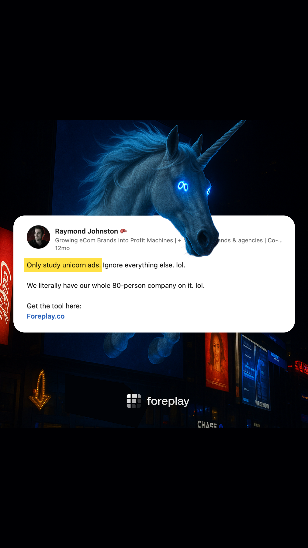 foreplay.co Facebook ad