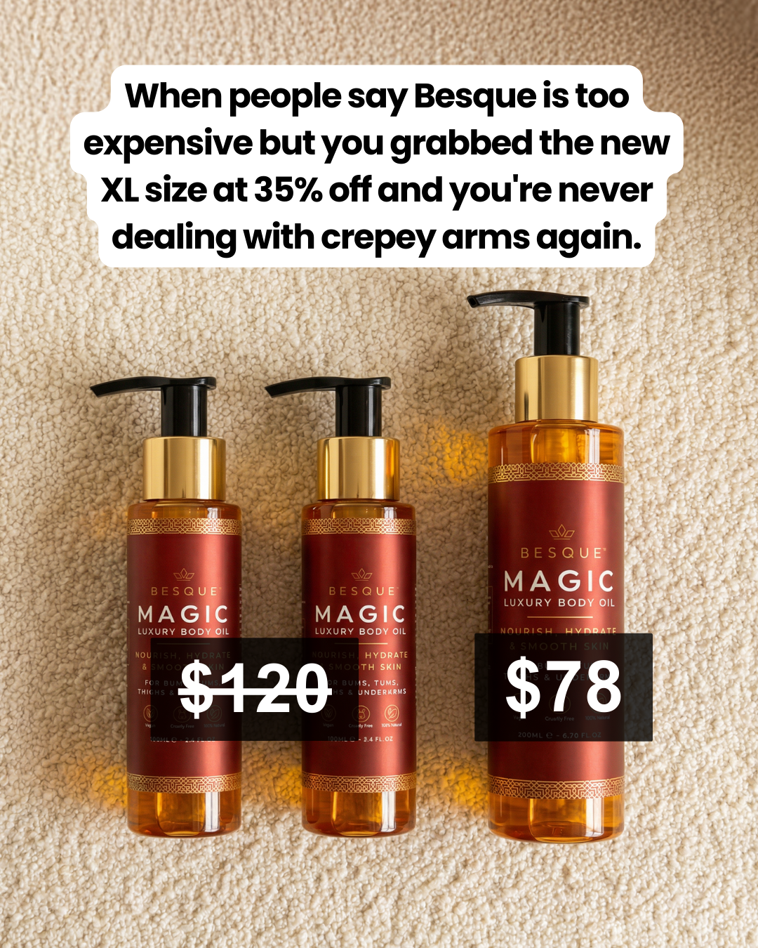 Besque Facebook ad