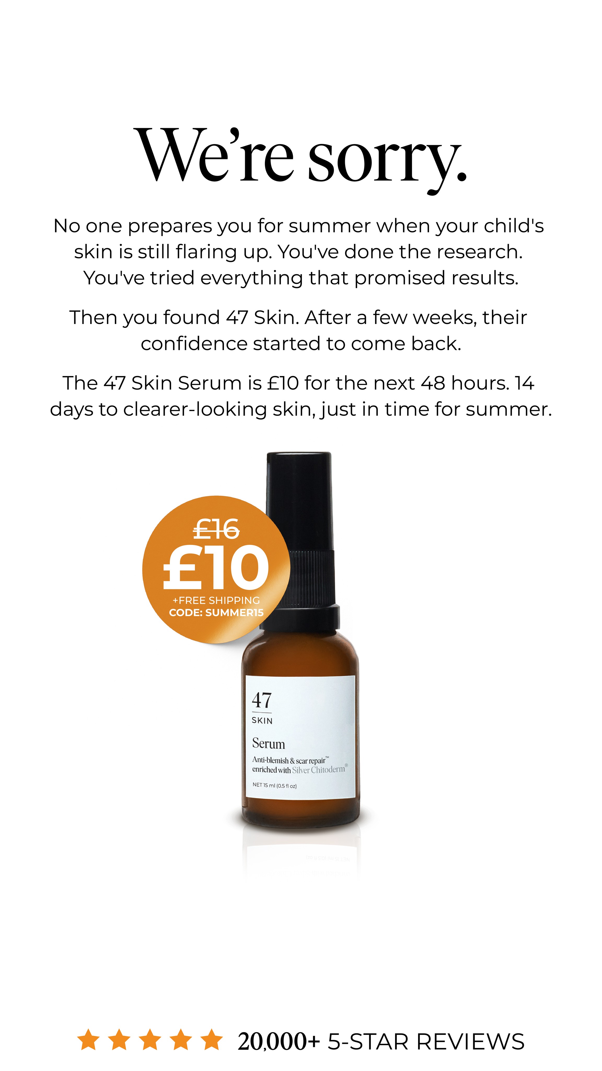 47Skin Facebook ad