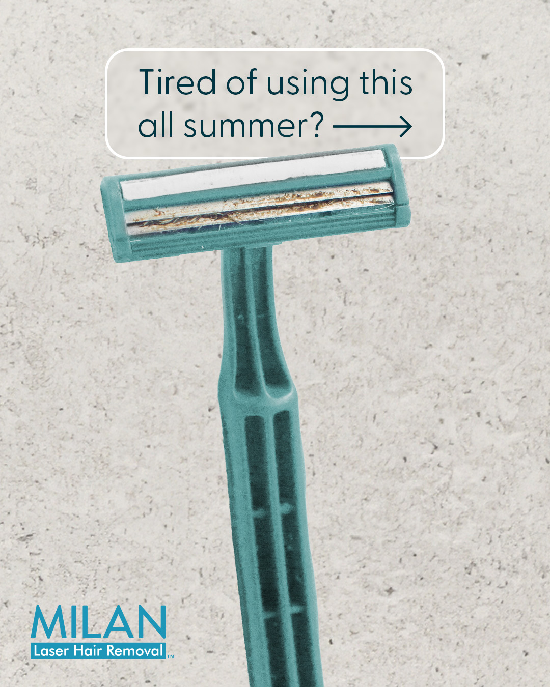 Milan Laser Hair Removal Facebook ad