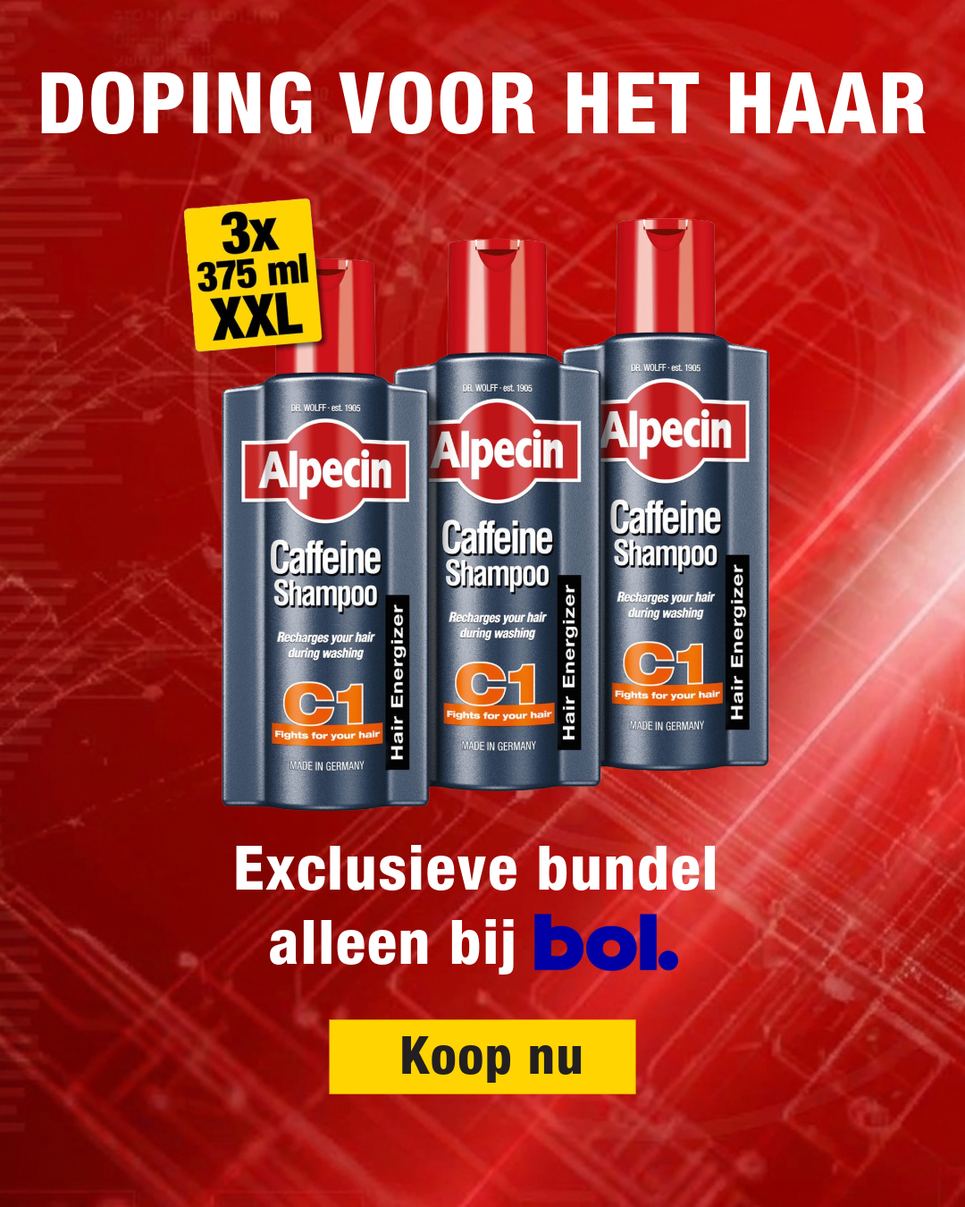 Alpecin Facebook ad
