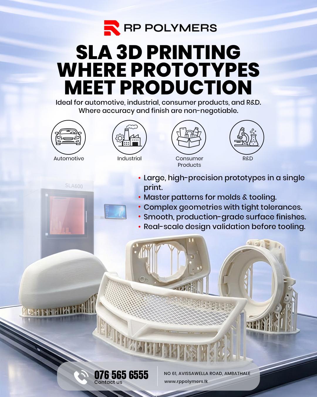 RP Polymers Facebook ad