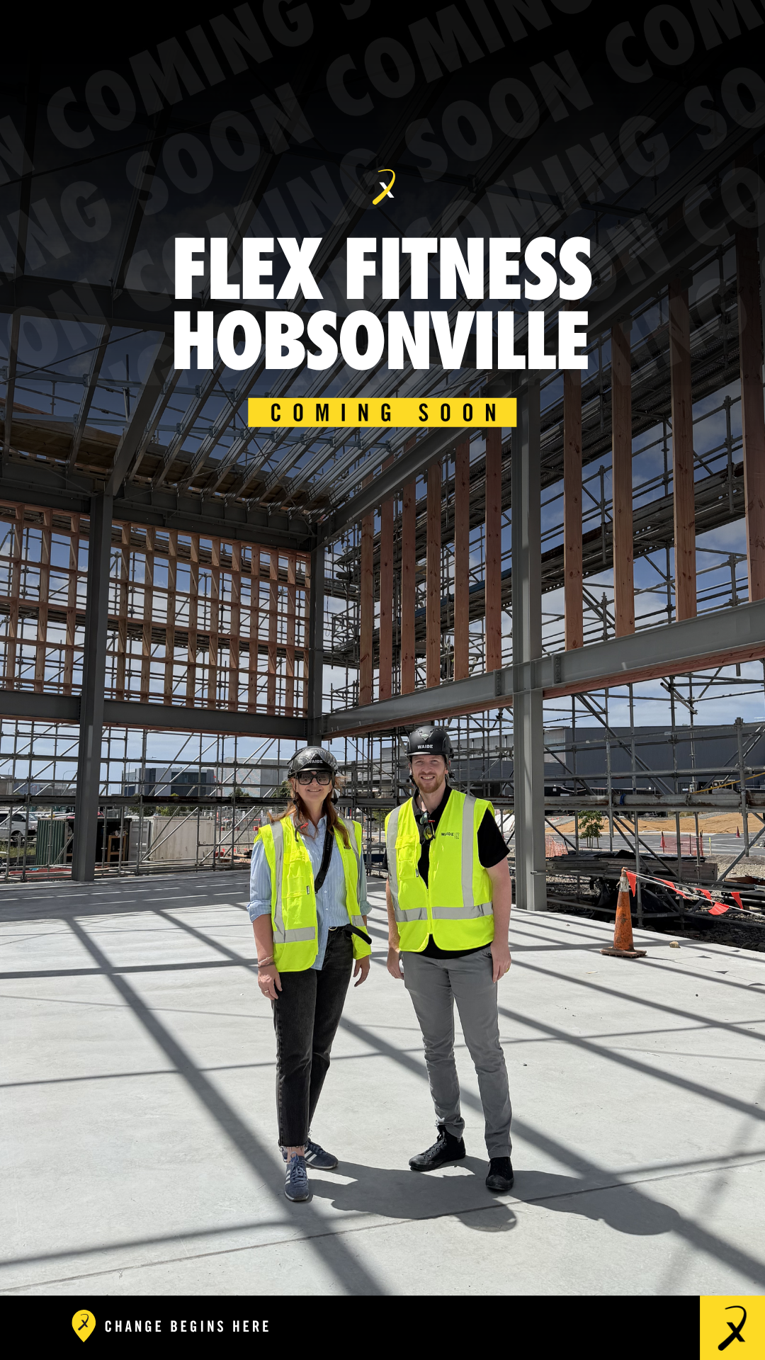 Flex Fitness Hobsonville Facebook ad from May 11, 2026
