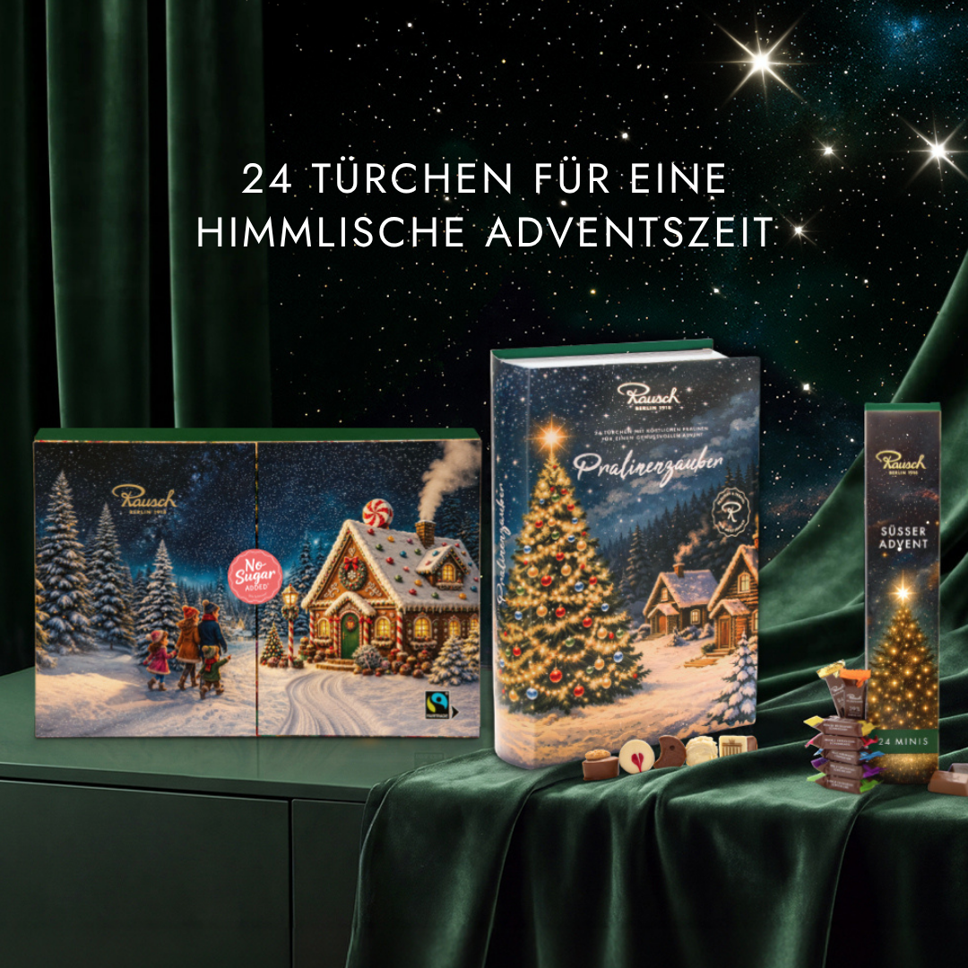 Rausch Schokoladenhaus Facebook ad: 24 Tage Schokoladenzauber