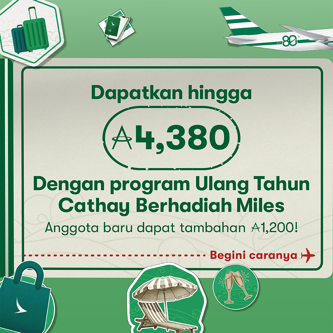 Asia Miles by Cathay 國泰 亞洲萬里通 Facebook ad