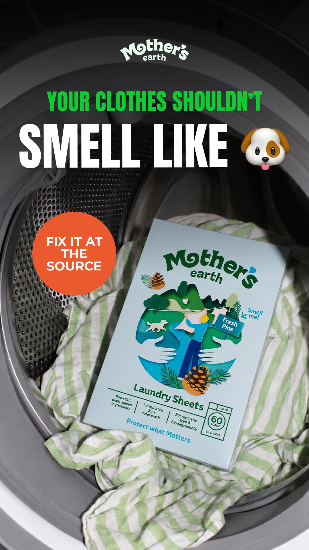Mothers Earth Facebook ad
