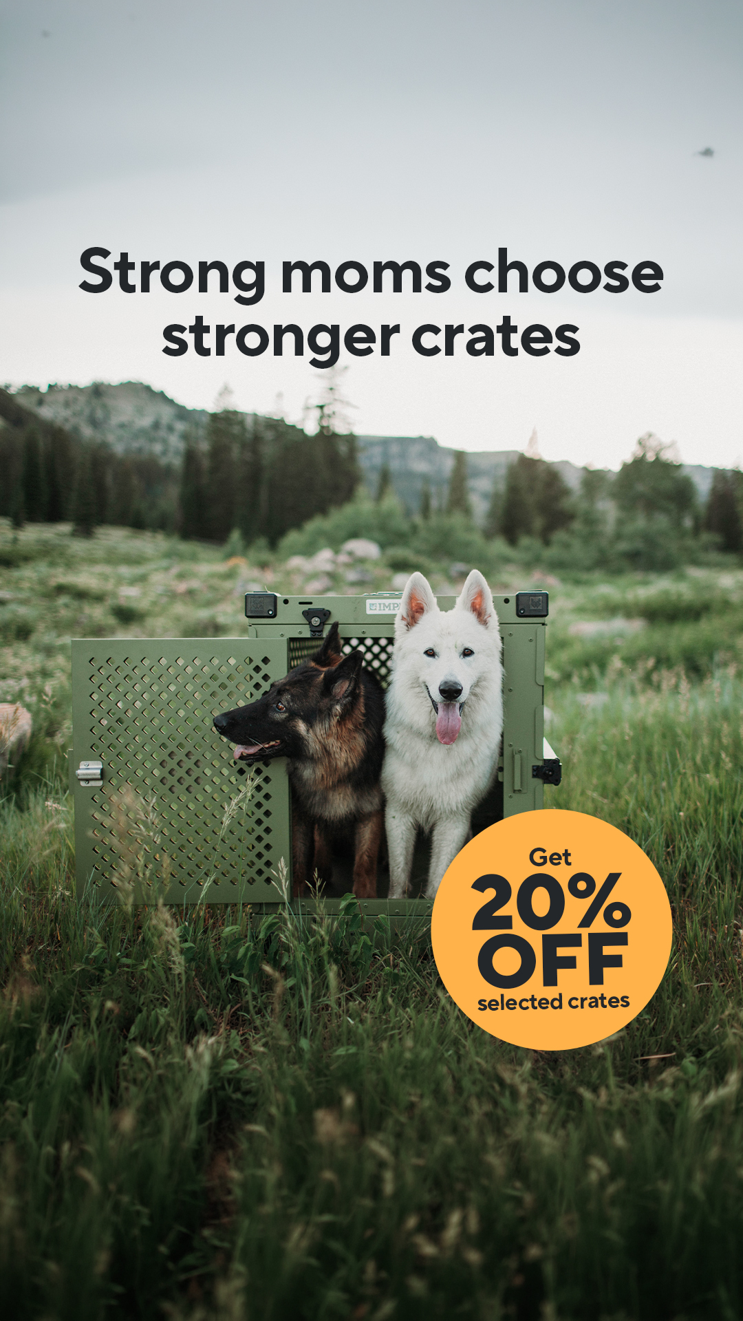 Impact Dog Crates Facebook ad