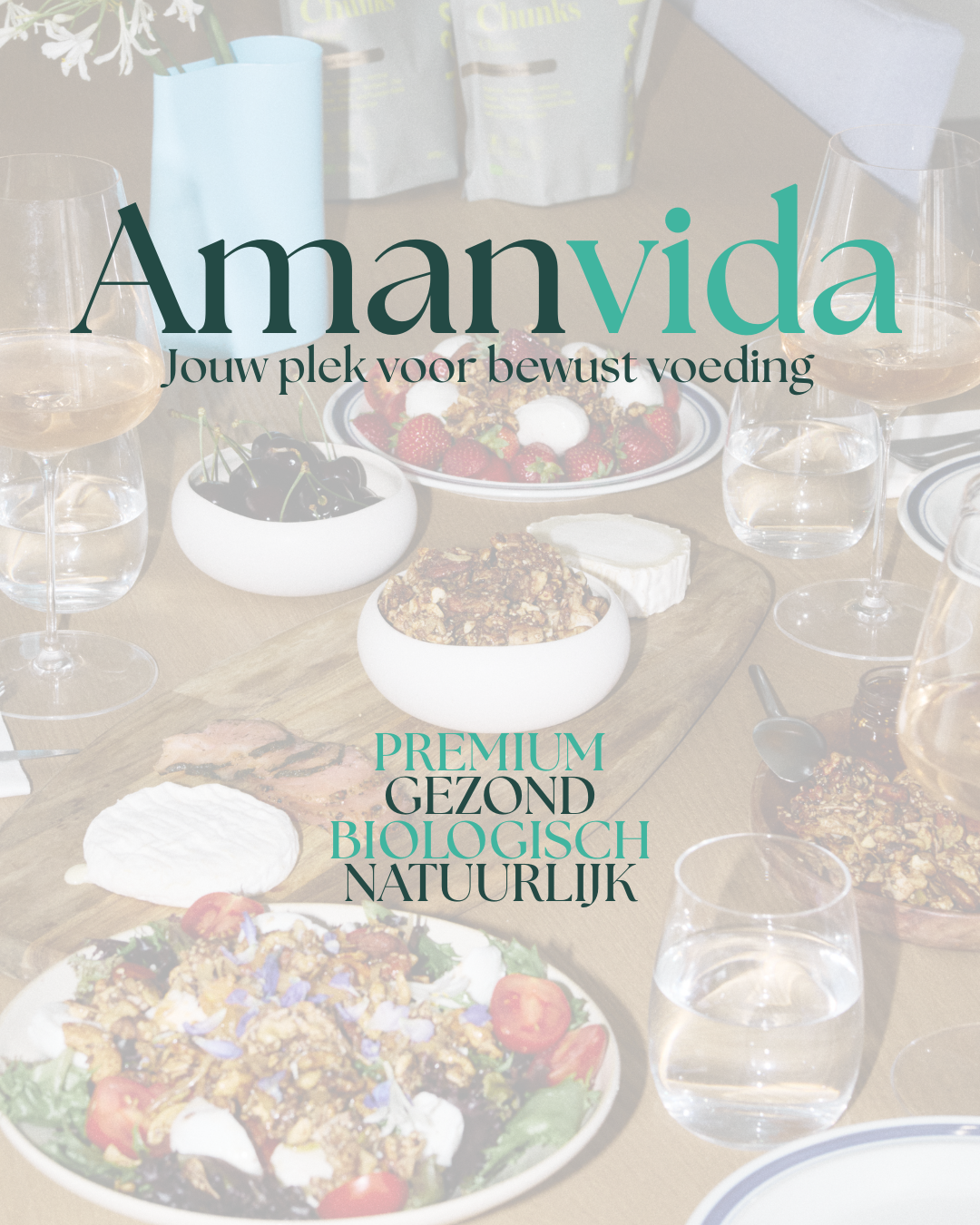 Amanvida Facebook ad: Amanvida. Bewust zonder gedoe.