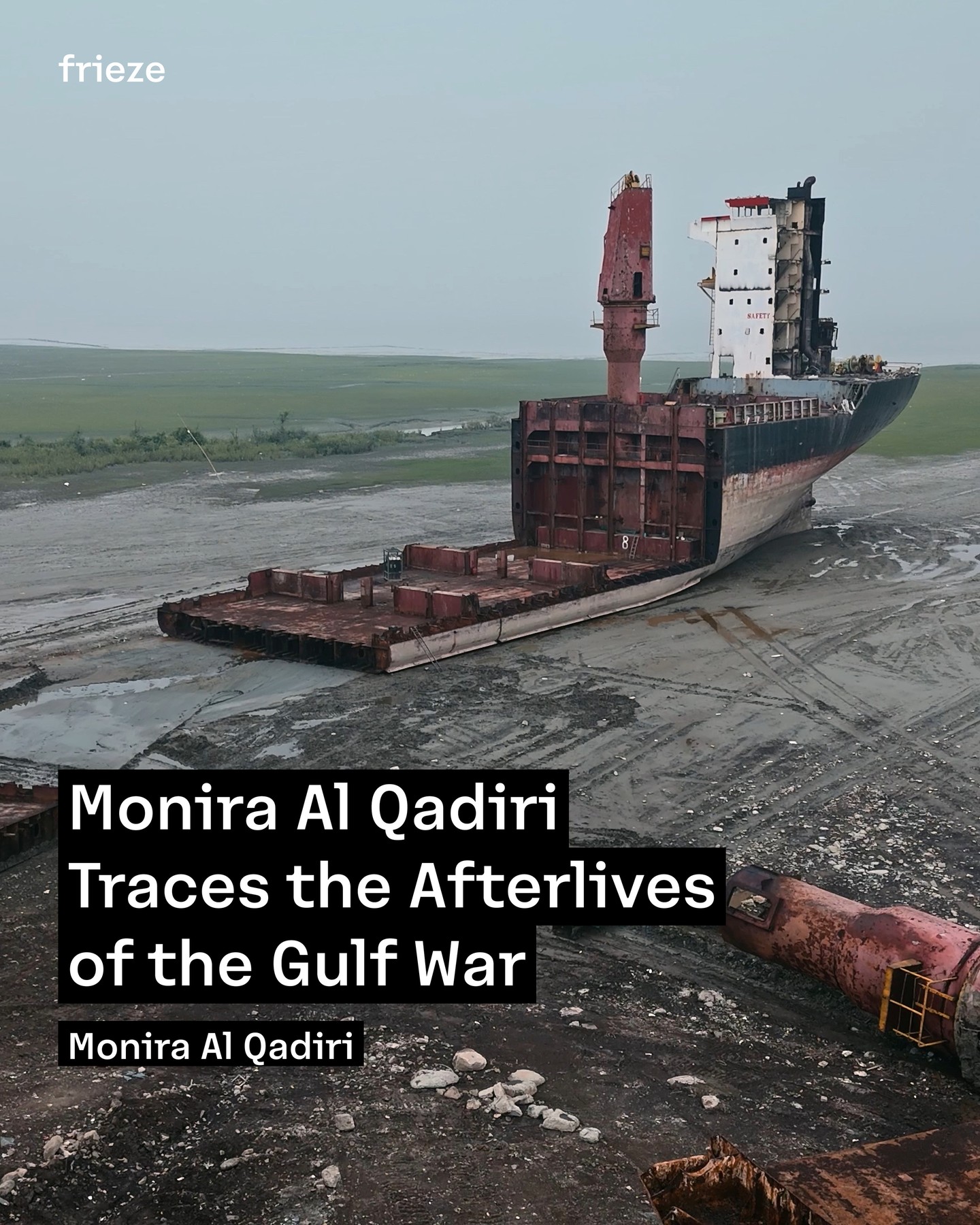 Frieze Facebook ad: The legacies of the Gulf War are embedded…