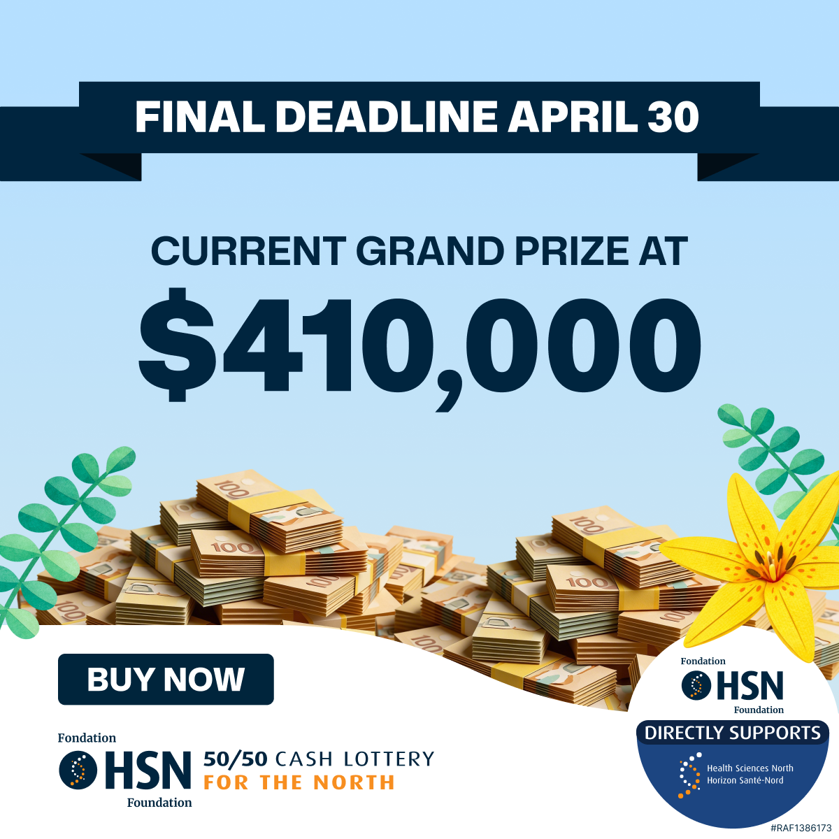 HSN 50/50 Facebook ad