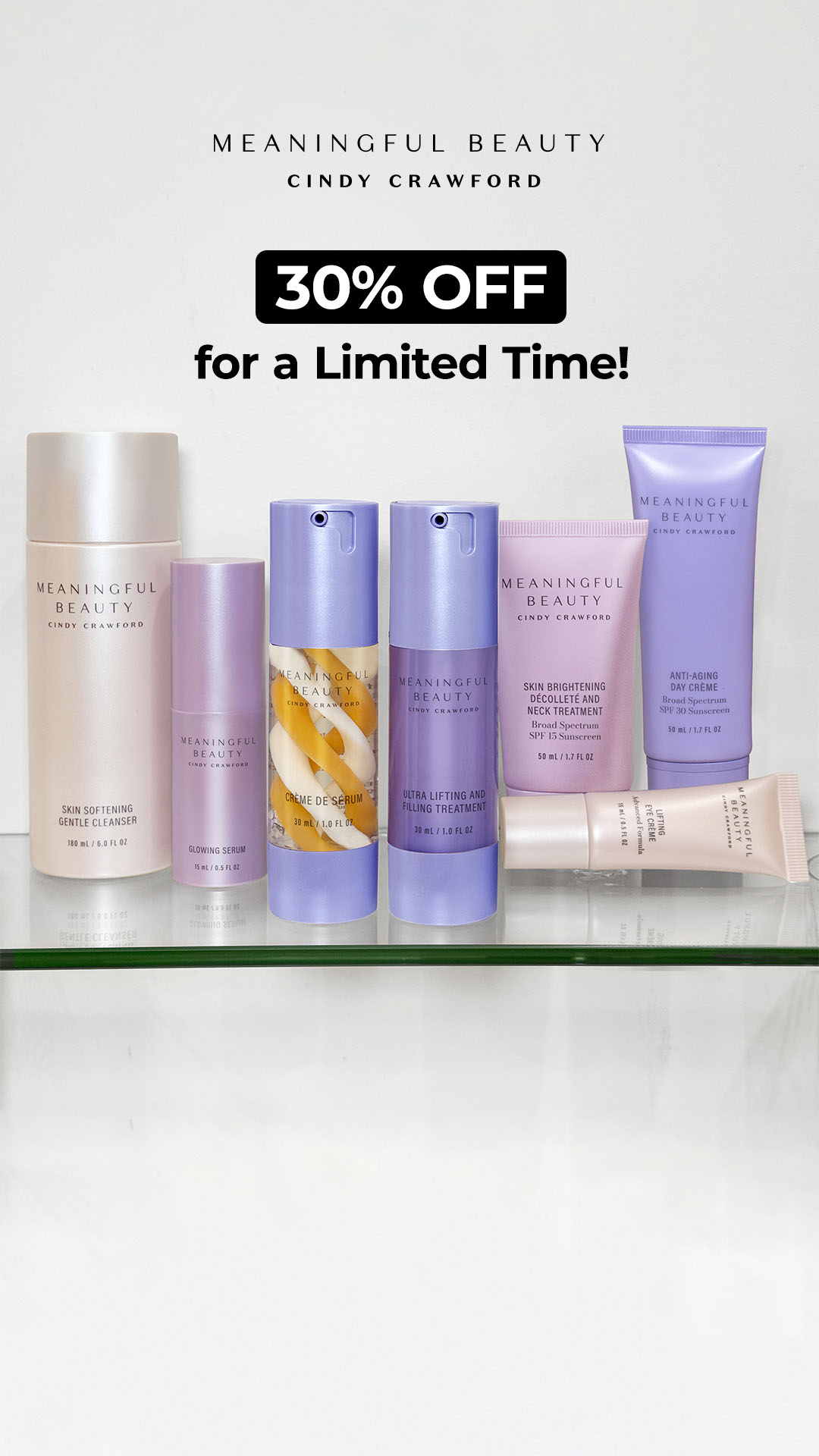 Meaningful Beauty Facebook ad