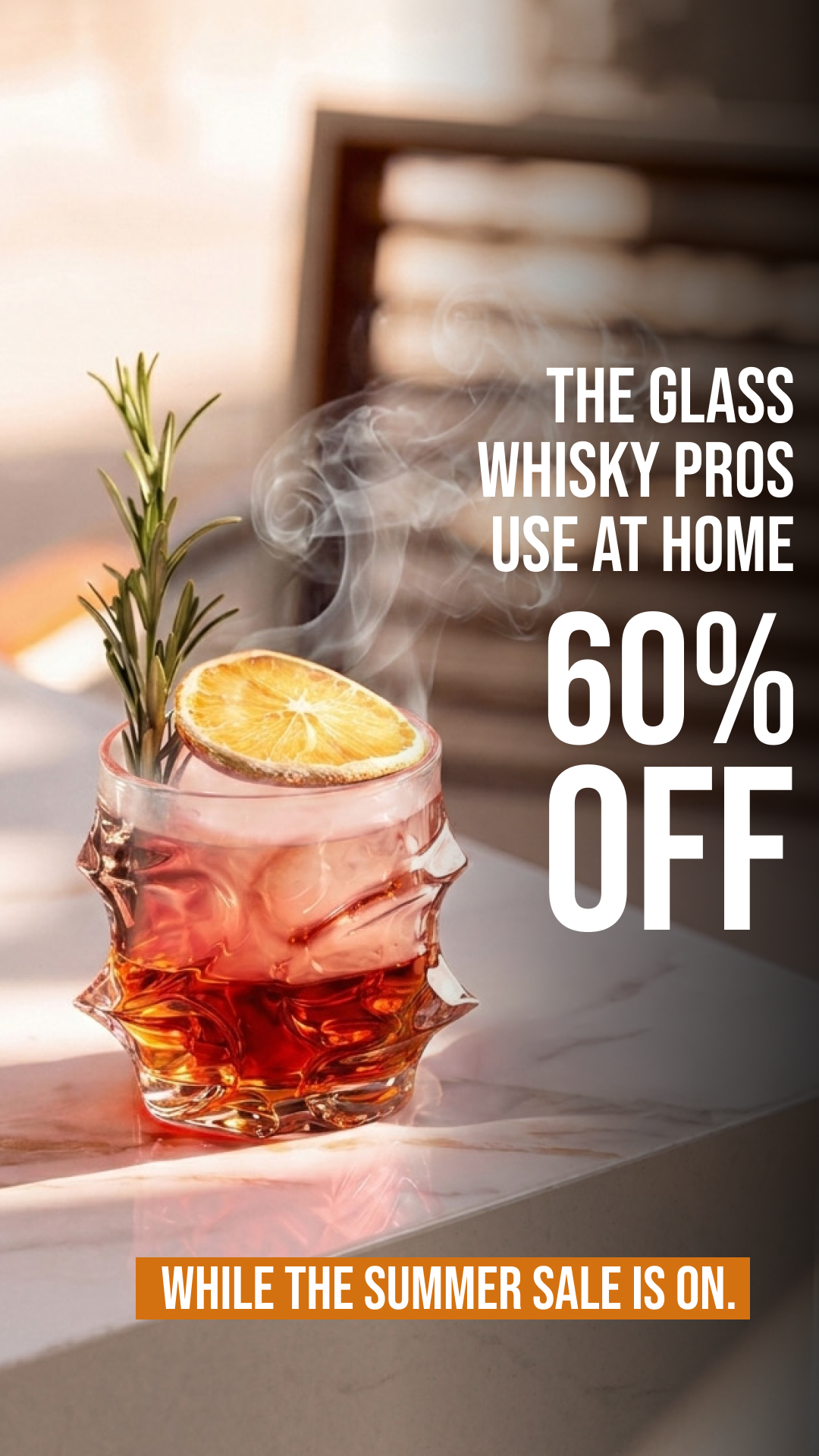 TsukiGlass Facebook ad: Not Your Average Glass, Feel The Storm Difference