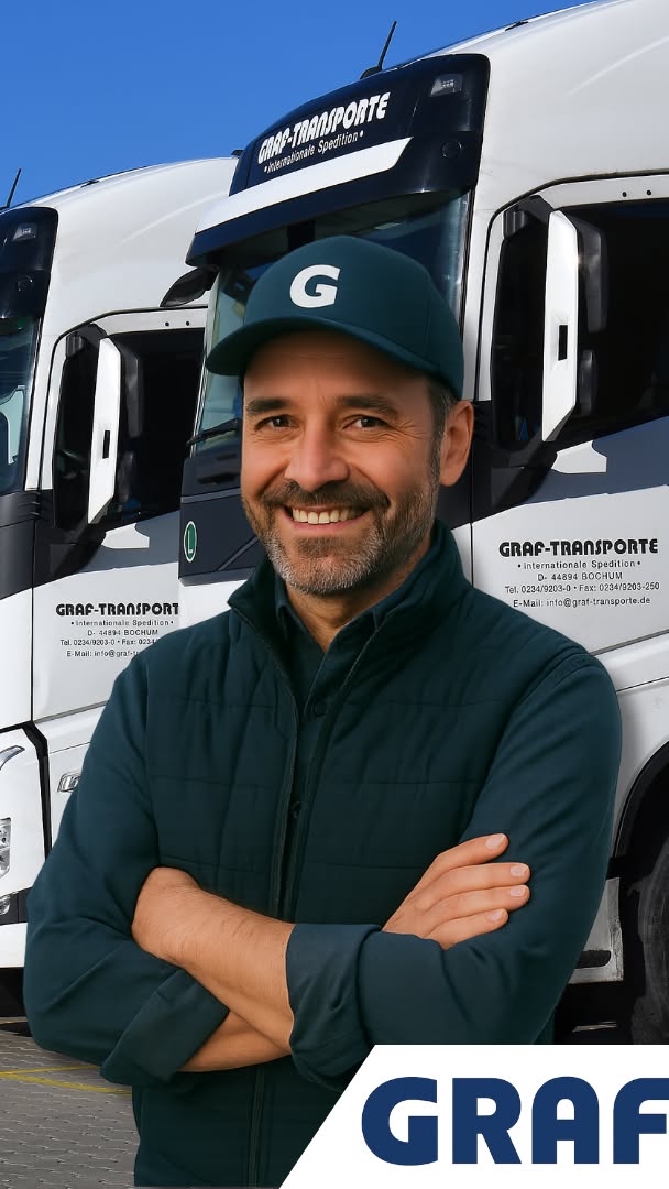 Graf Transporte Internationale Spedition GmbH Facebook ad from May 6, 2025