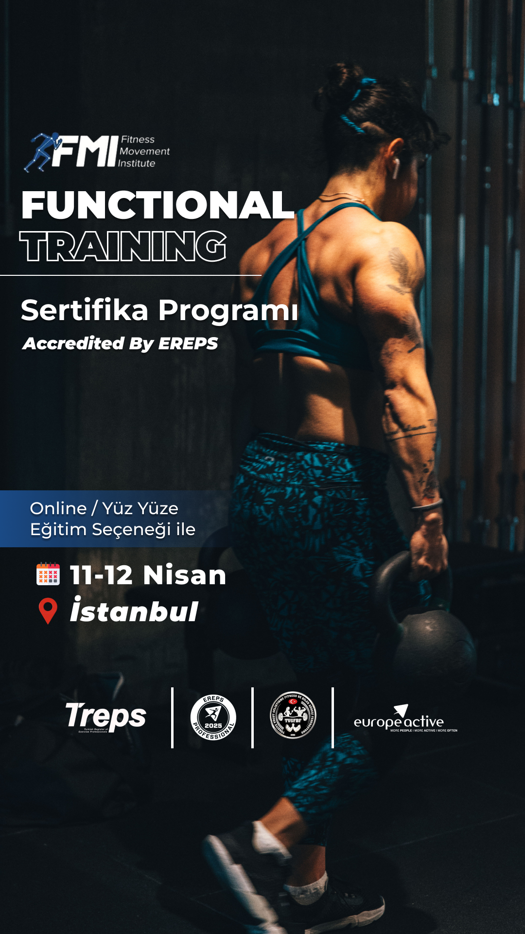 FMI Fitness Movement Institute Facebook ad from Feb 12, 2026