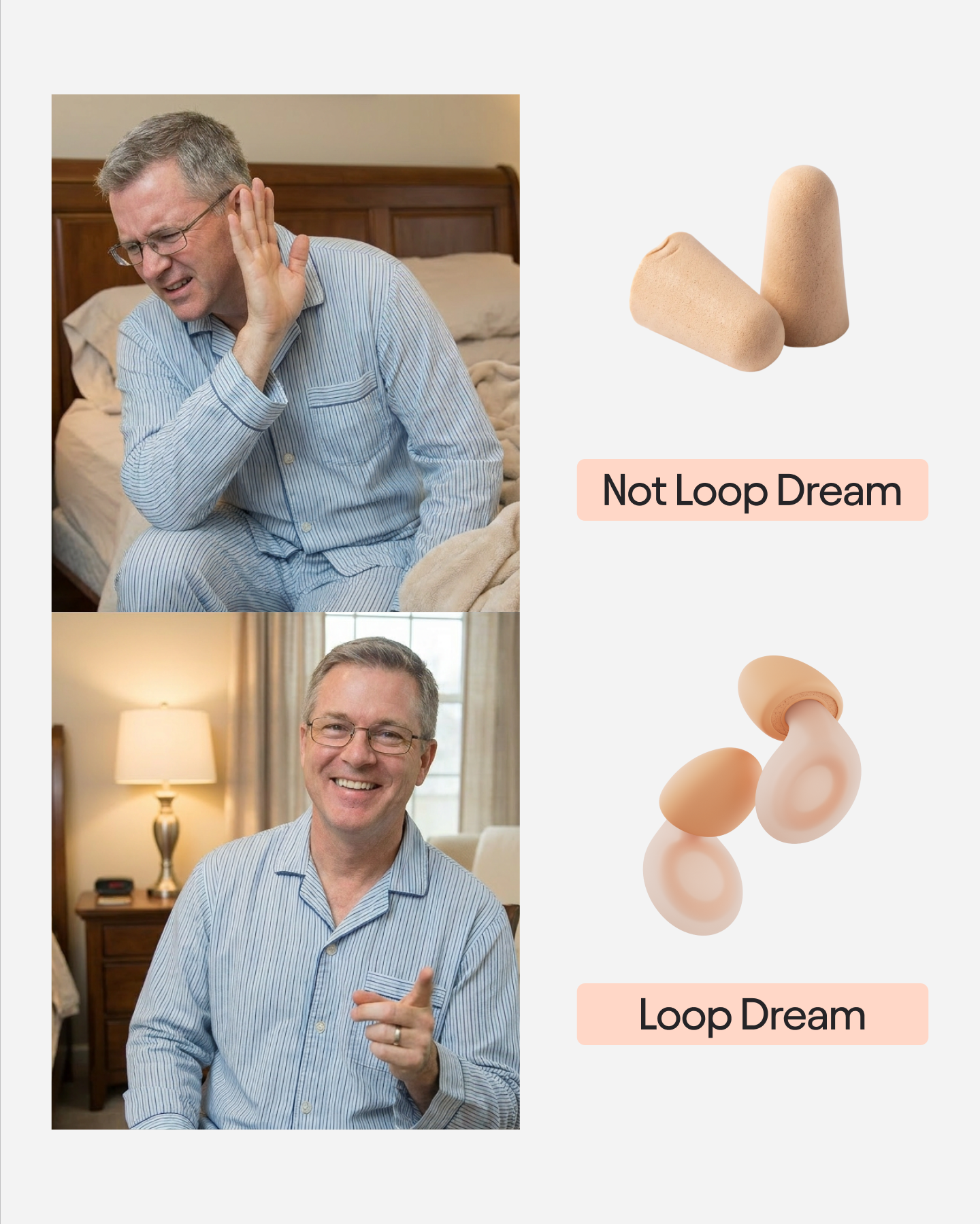 Loop Facebook ad: Next-level earplugs