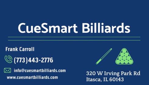 CueSmart Billiards LLC Facebook ad