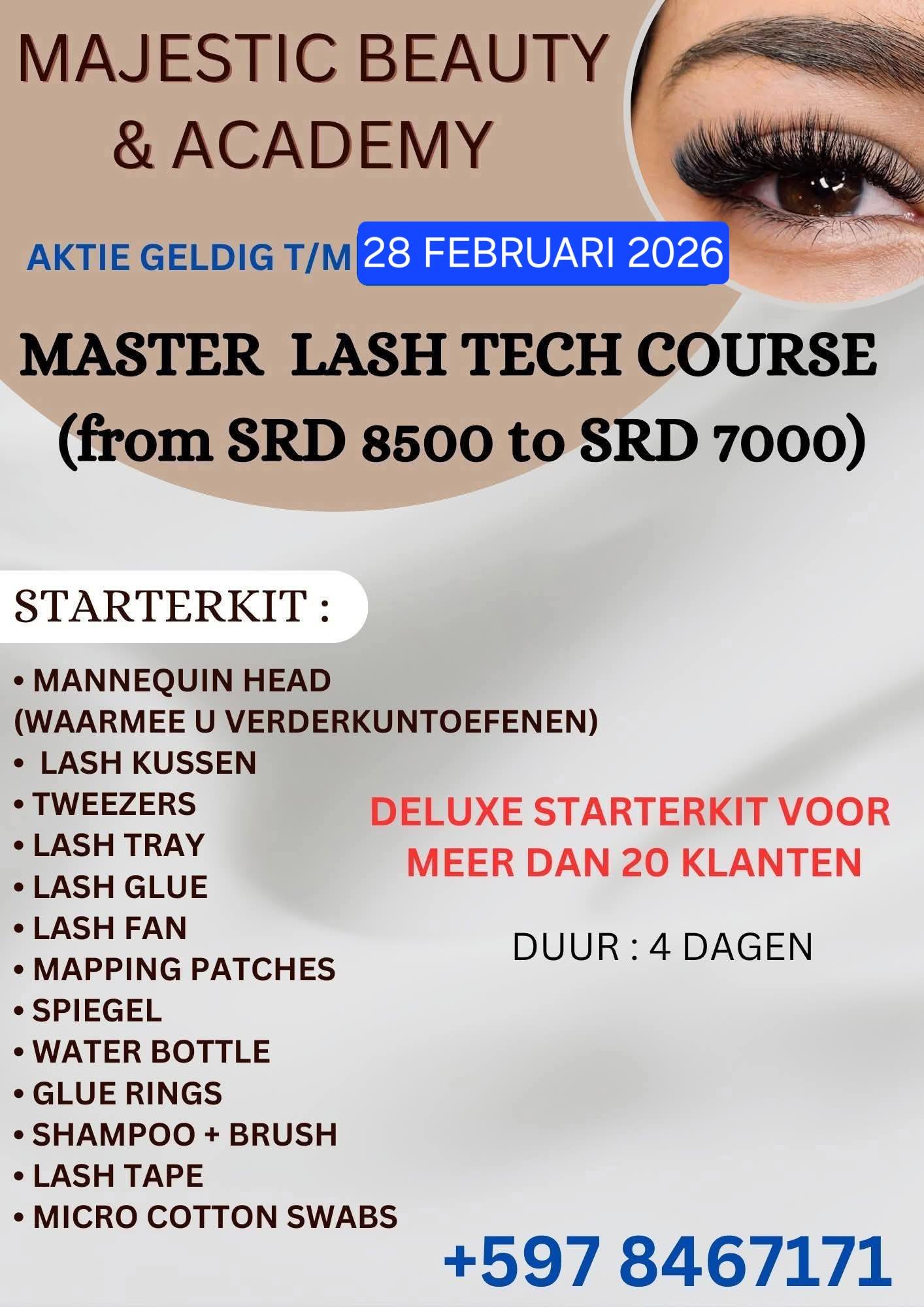 Majestic Beauty & Academy Facebook ad: NEW YEAR AKTIE