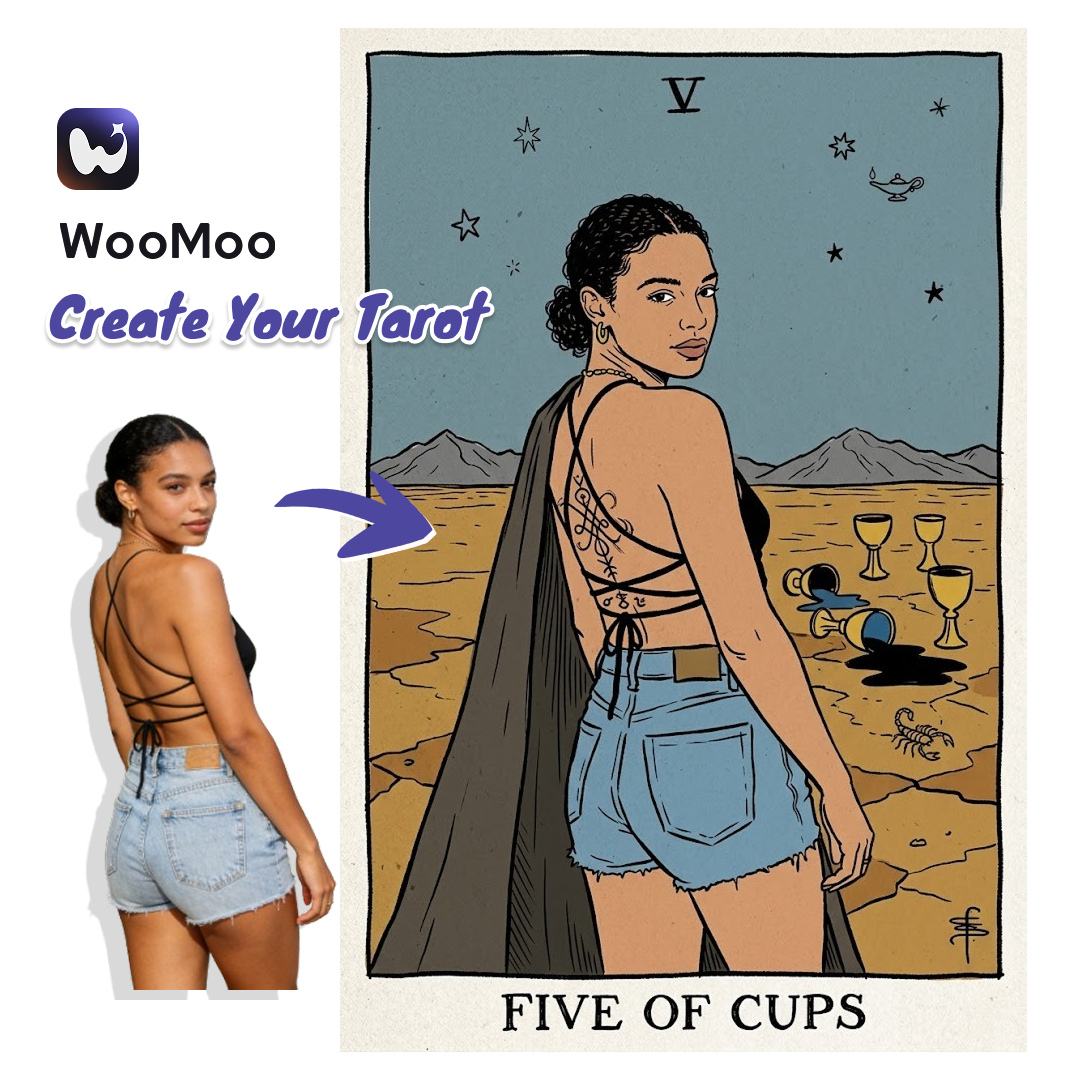 Woomoo Facebook ad: Meet Your Higher Self.