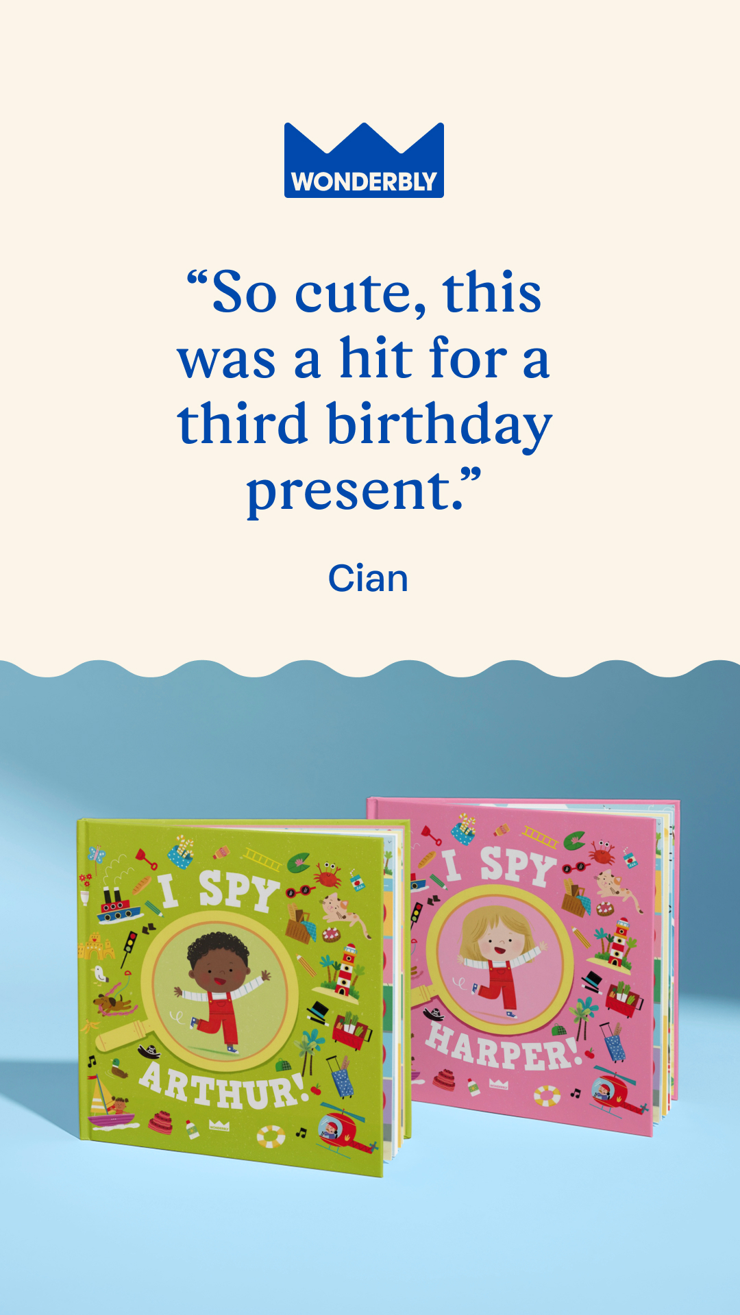 Wonderbly Facebook ad