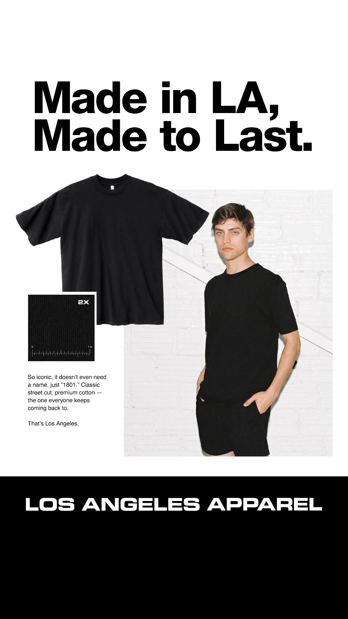 Los Angeles Apparel Facebook ad