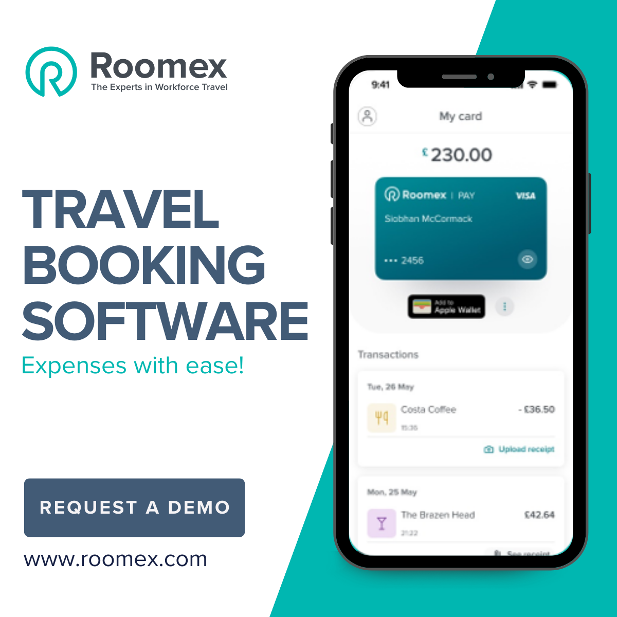 Roomex Facebook ad