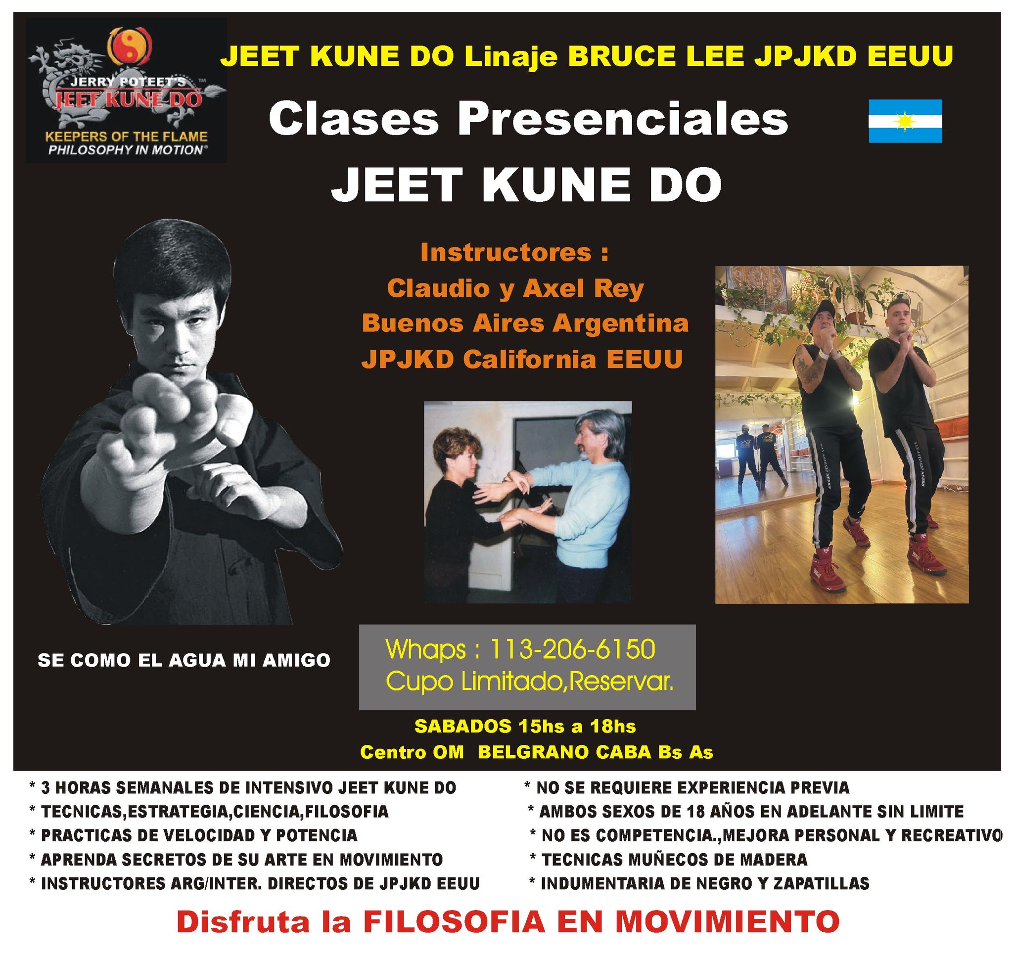 Jeet Kune Do Facebook ad: JEET KUNE DO Clases Regulares 2da Generacion