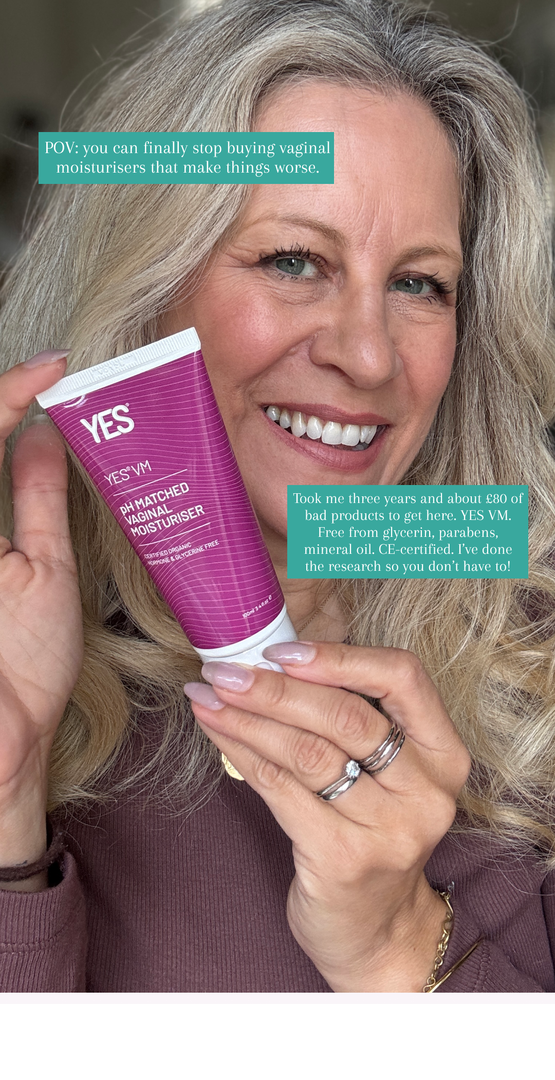 YES - The Organic Intimacy Company Facebook ad