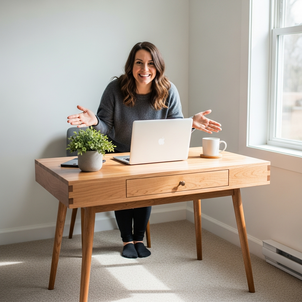 Certified Training Facebook ad: Build Your Perfect Desk