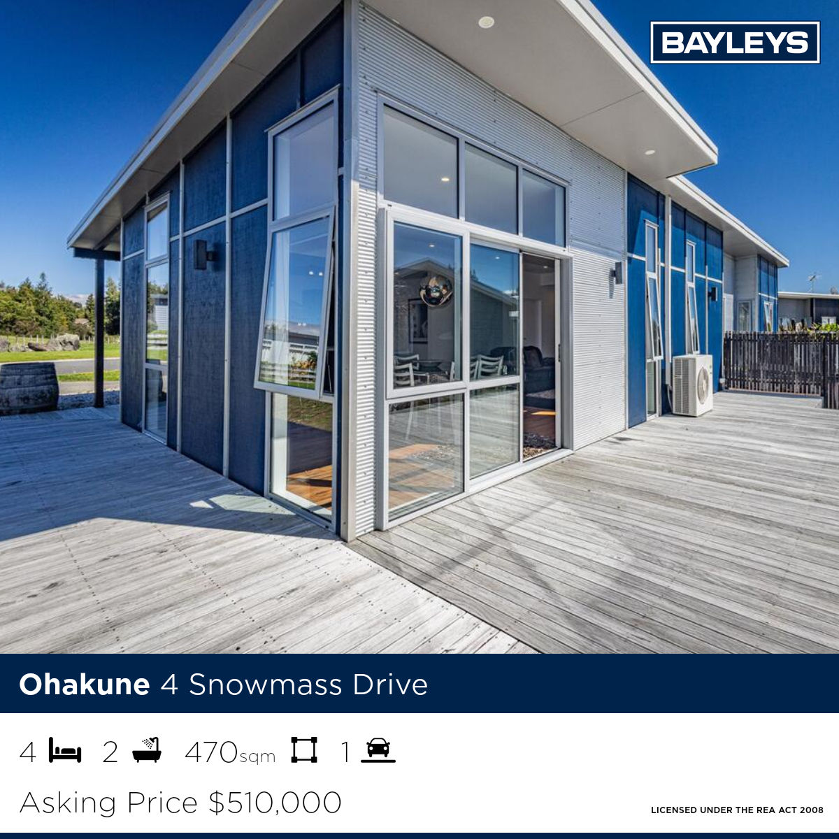 Bayleys Ruapehu Facebook ad: Family friendly living in Snowmass