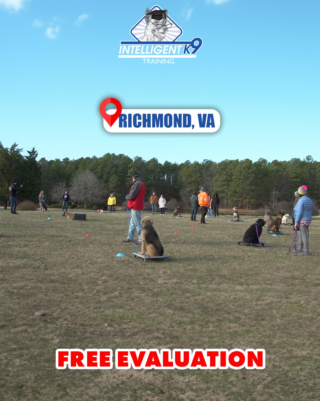 Intelligent K9 Dog Training Facebook ad from Aug 27, 2025