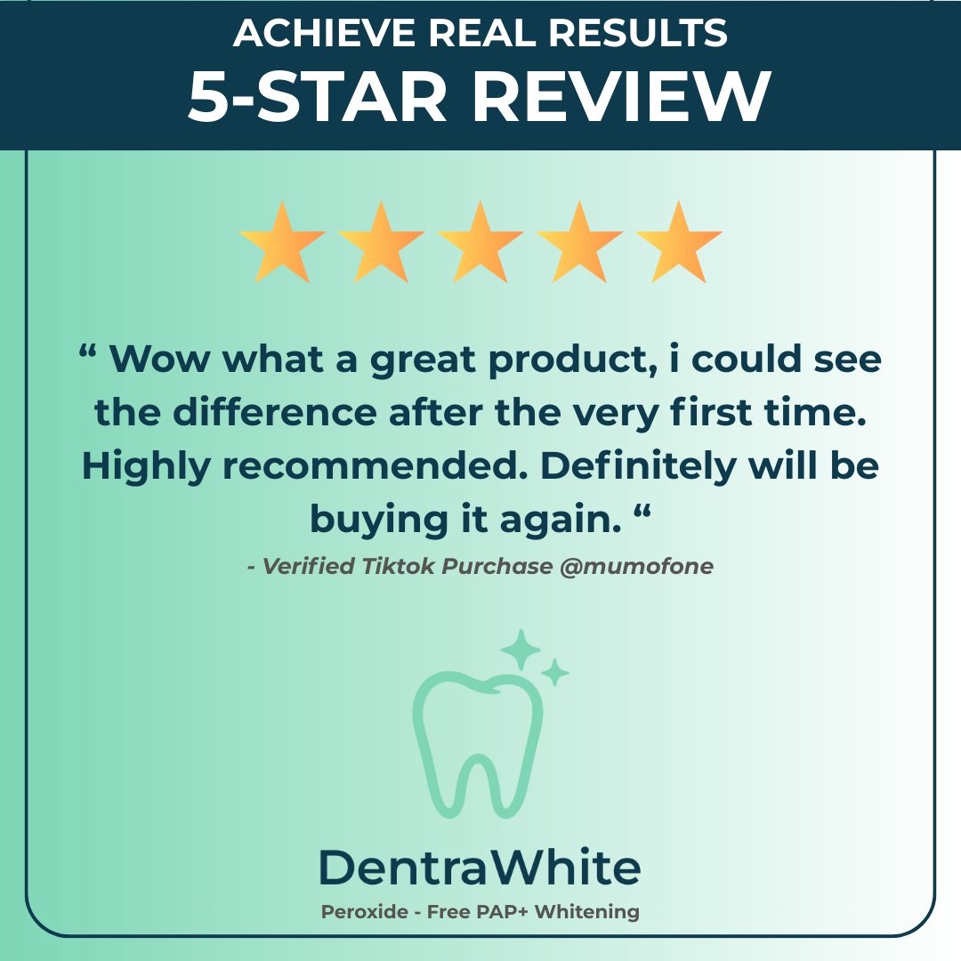 DentraWhite Facebook ad: Loved After One Use