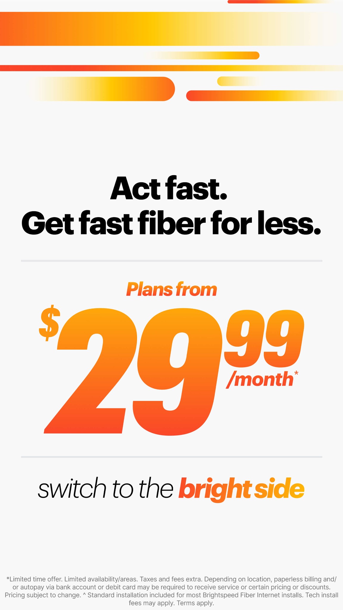 Brightspeed Facebook ad